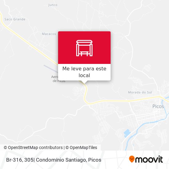 Br-316, 305| Condomínio Santiago mapa
