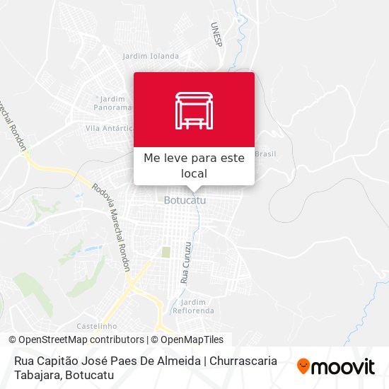 Rua Capitão José Paes De Almeida | Churrascaria Tabajara mapa
