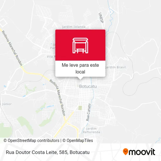 Rua Doutor Costa Leite, 585 mapa