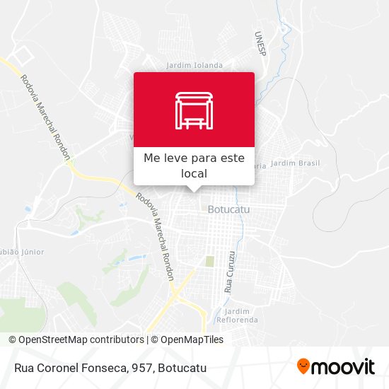 Rua Coronel Fonseca, 957 mapa