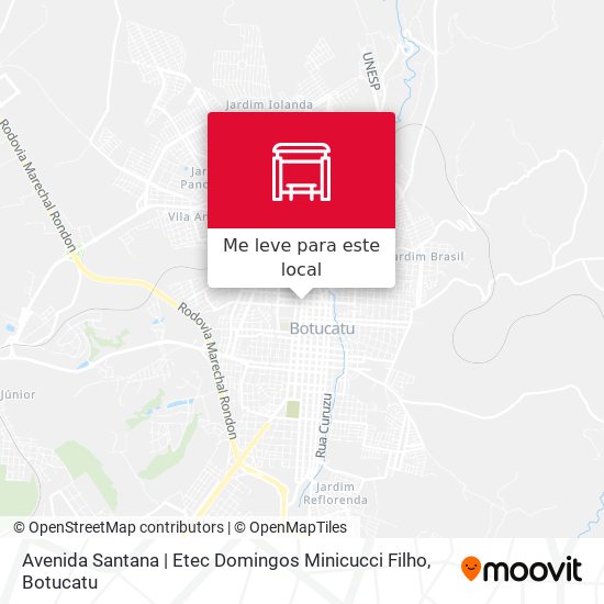 Avenida Santana | Etec Domingos Minicucci Filho mapa