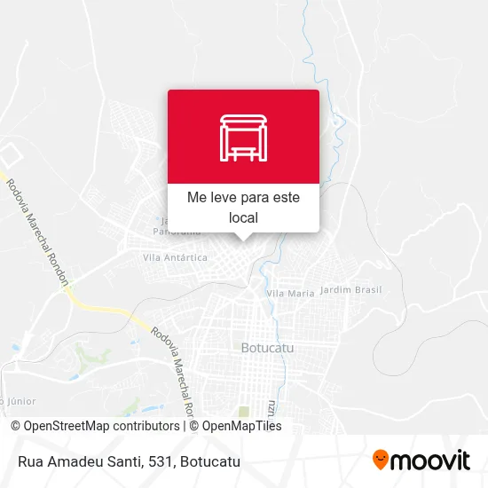 Rua Amadeu Santi, 531 mapa