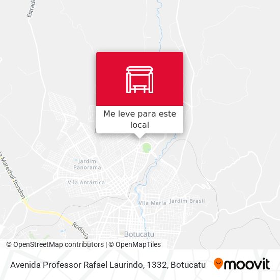 Avenida Professor Rafael Laurindo, 1332 mapa