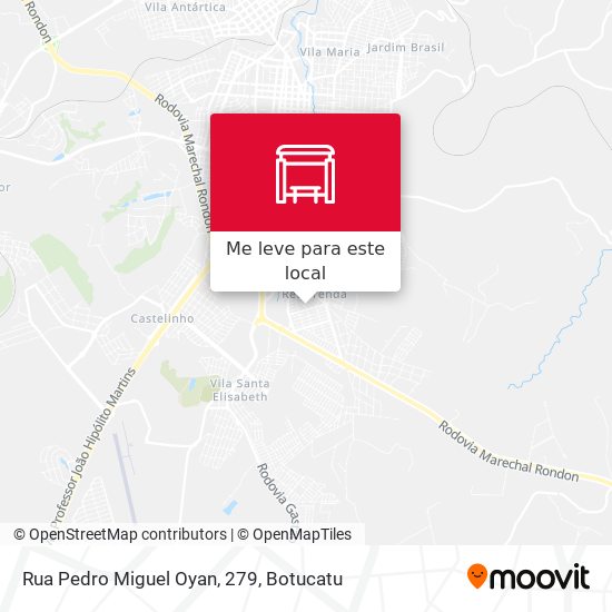 Rua Pedro Miguel Oyan, 279 mapa