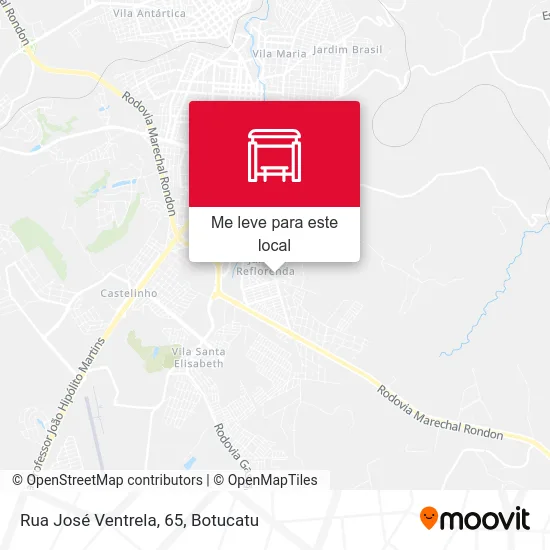 Rua José Ventrela, 65 mapa