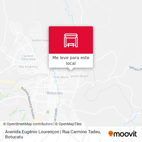 Avenida Eugênio Lourençon | Rua Carmino Tadeu mapa