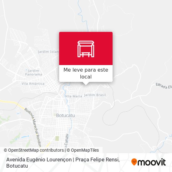 Avenida Eugênio Lourençon | Praça Felipe Rensi mapa