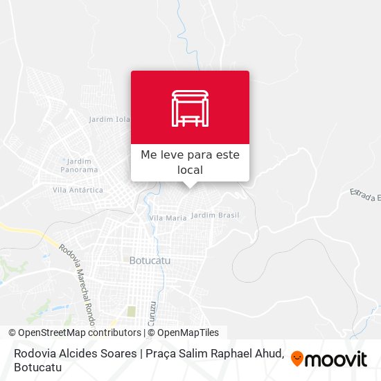 Rodovia Alcides Soares | Praça Salim Raphael Ahud mapa