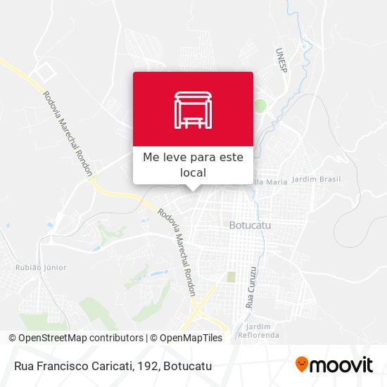 Rua Francisco Caricati, 192 mapa