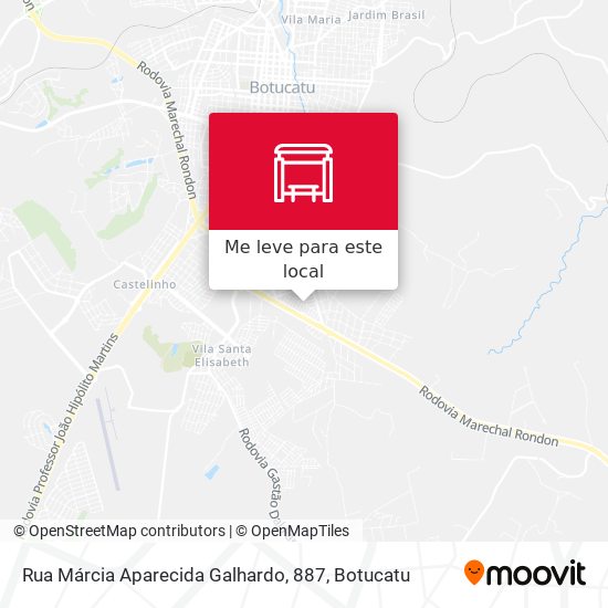 Rua Márcia Aparecida Galhardo, 887 mapa