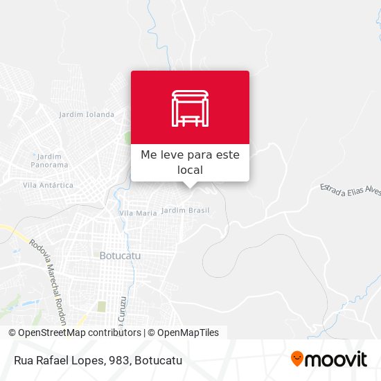 Rua Rafael Lopes, 983 mapa