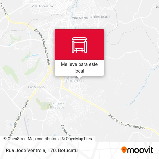Rua José Ventrela, 170 mapa