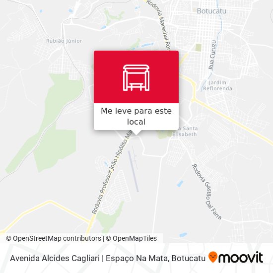 Avenida Alcides Cagliari | Espaço Na Mata mapa