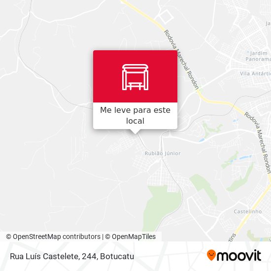 Rua Luís Castelete, 244 mapa