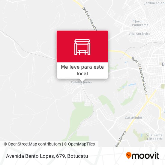 Avenida Bento Lopes, 679 mapa