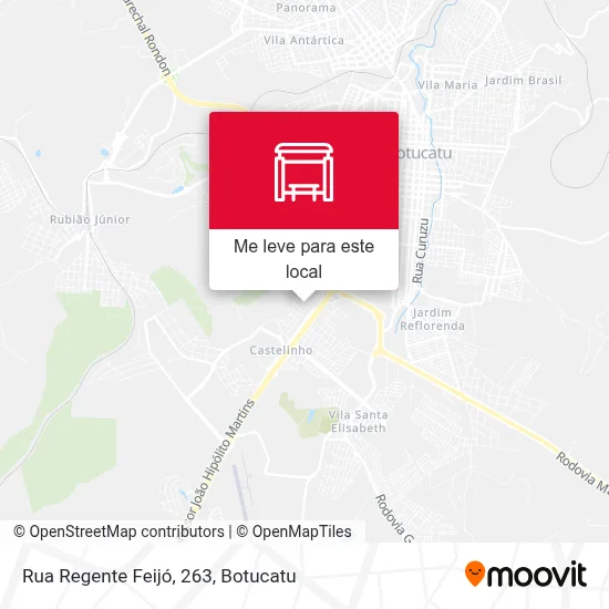 Rua Regente Feijó, 263 mapa