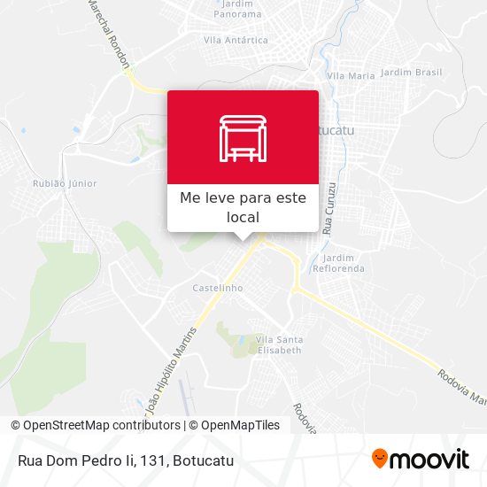 Rua Dom Pedro Ii, 131 mapa