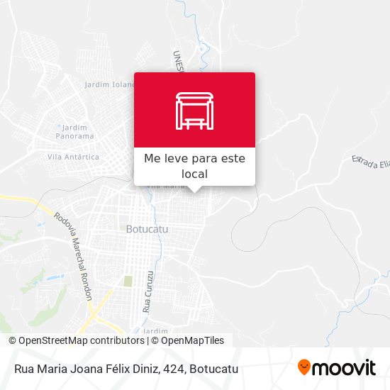 Rua Maria Joana Félix Diniz, 424 mapa