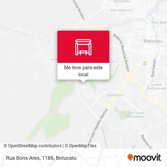 Rua Bons Ares, 1186 mapa
