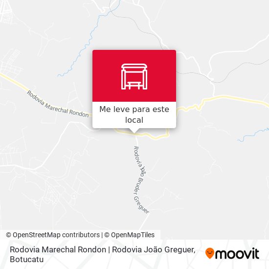 Rodovia Marechal Rondon | Rodovia João Greguer mapa