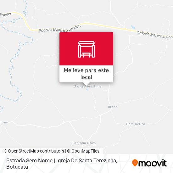 Estrada Sem Nome | Igreja De Santa Terezinha mapa