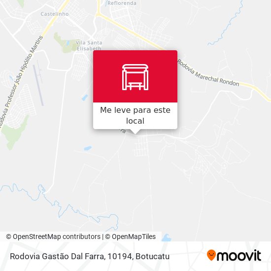 Rodovia Gastão Dal Farra, 10194 mapa