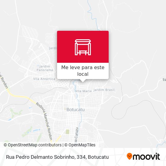 Rua Pedro Delmanto Sobrinho, 334 mapa