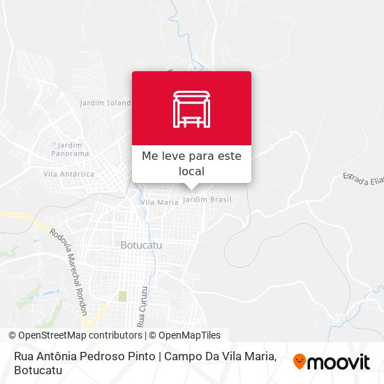 Rua Antônia Pedroso Pinto | Campo Da Vila Maria mapa