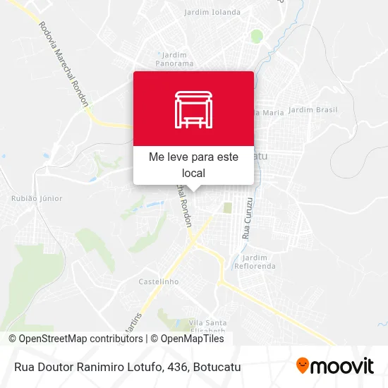 Rua Doutor Ranimiro Lotufo, 436 mapa