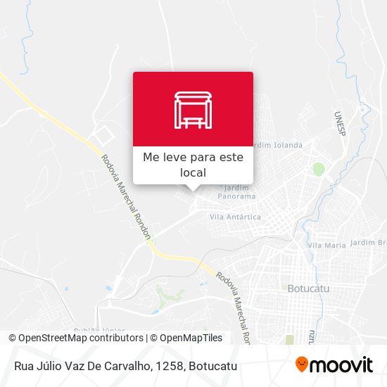 Rua Júlio Vaz De Carvalho, 1258 mapa