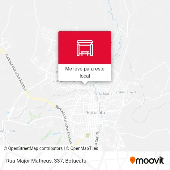 Rua Major Matheus, 337 mapa
