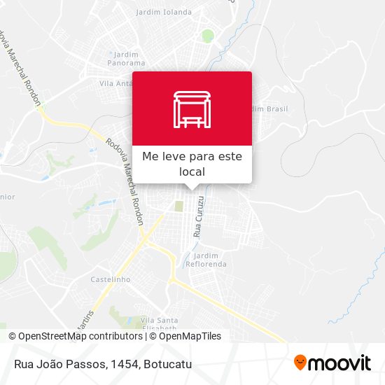 Rua João Passos, 1454 mapa