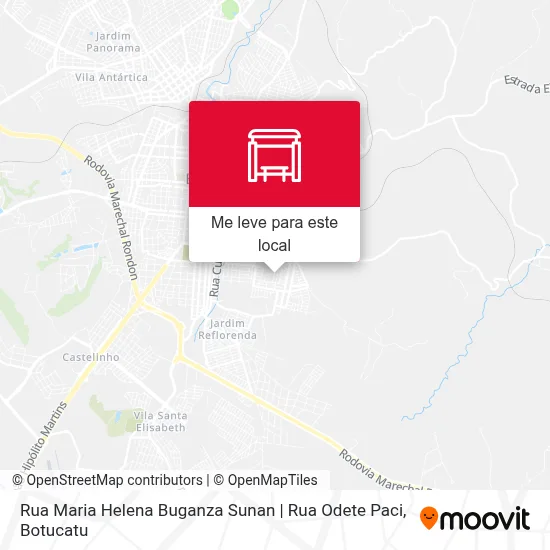 Rua Maria Helena Buganza Sunan | Rua Odete Paci mapa