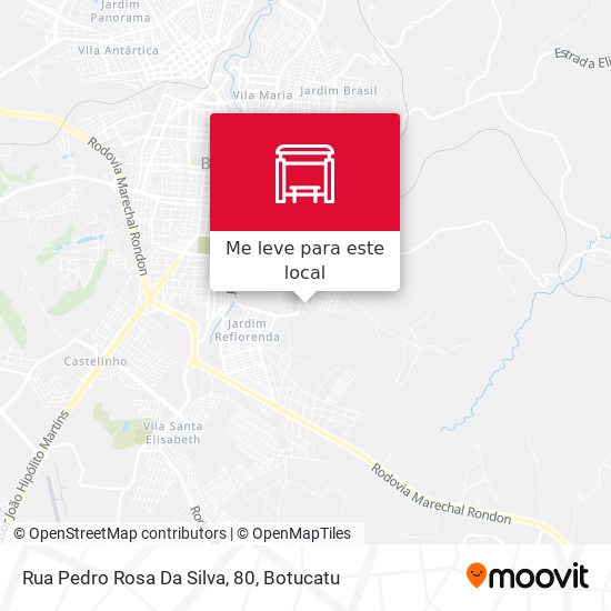 Rua Pedro Rosa Da Silva, 80 mapa