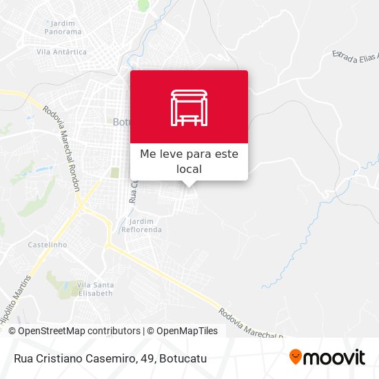 Rua Cristiano Casemiro, 49 mapa