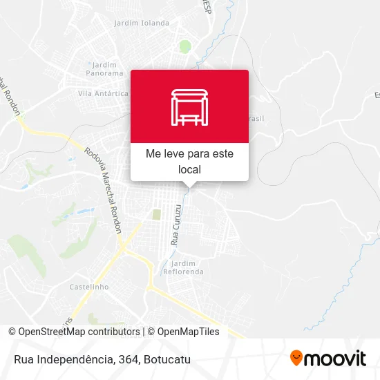 Rua Independência, 364 mapa