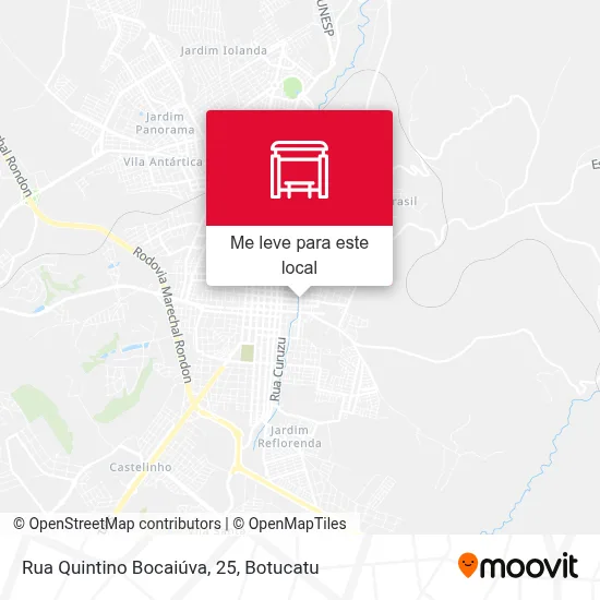 Rua Quintino Bocaiúva, 25 mapa