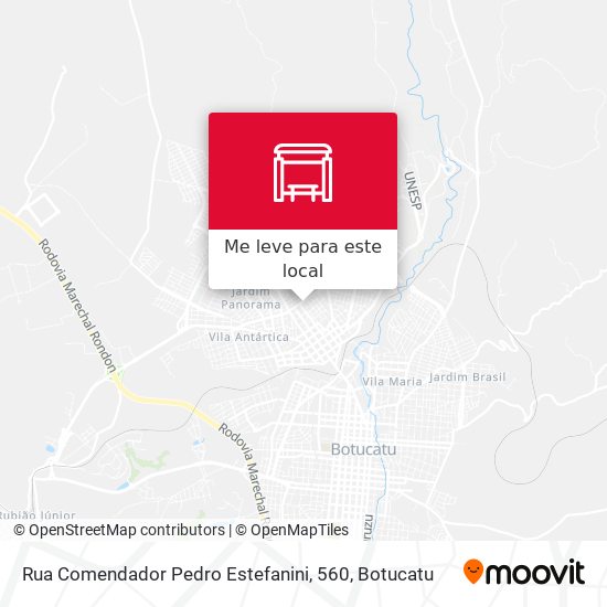 Rua Comendador Pedro Estefanini, 560 mapa