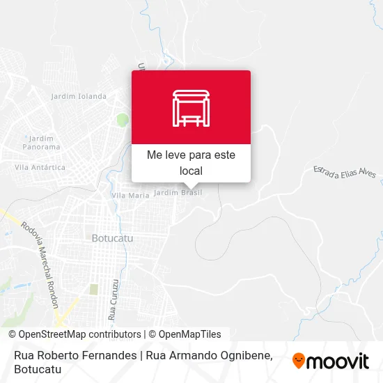 Rua Roberto Fernandes | Rua Armando Ognibene mapa