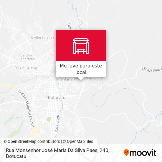 Rua Monsenhor José Maria Da Silva Paes, 240 mapa