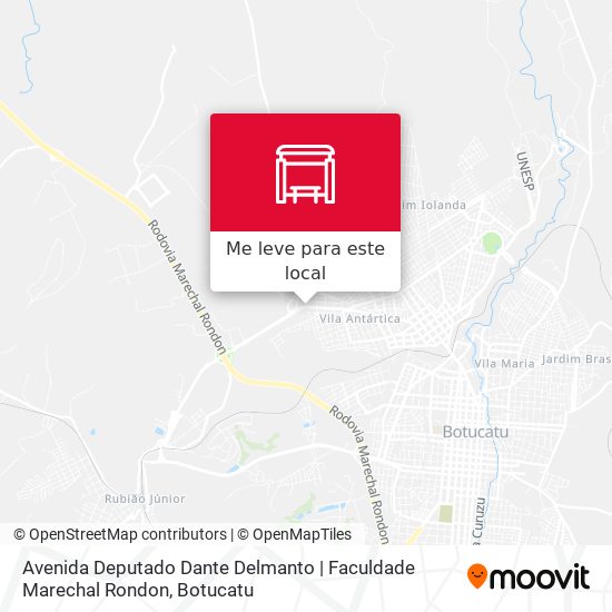 Avenida Deputado Dante Delmanto | Faculdade Marechal Rondon mapa