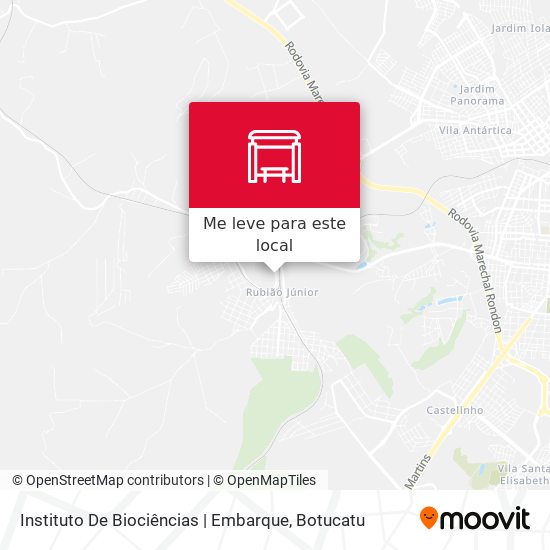 Instituto De Biociências | Embarque mapa