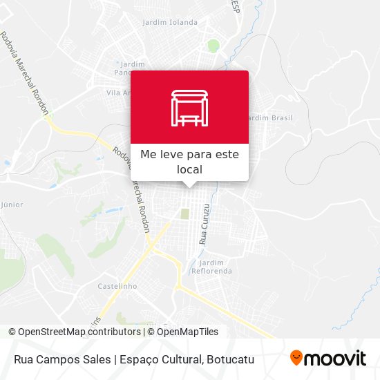 Rua Campos Sales | Espaço Cultural mapa