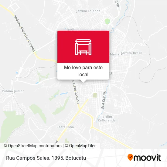 Rua Campos Sales, 1395 mapa