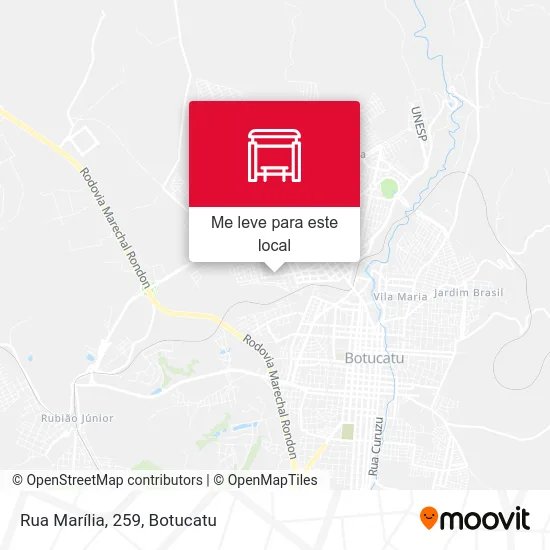 Rua Marília, 259 mapa