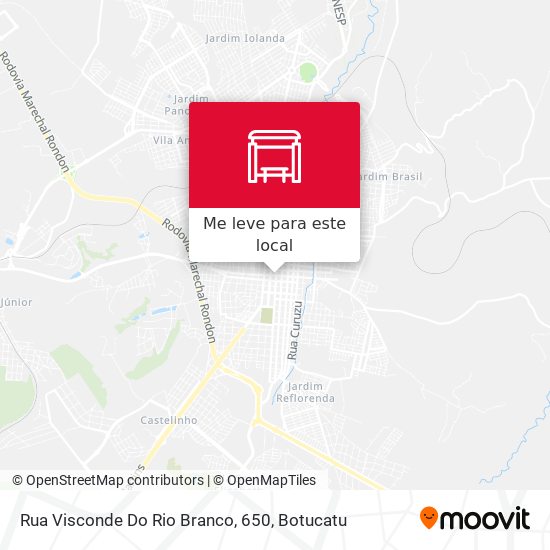 Rua Visconde Do Rio Branco, 650 mapa