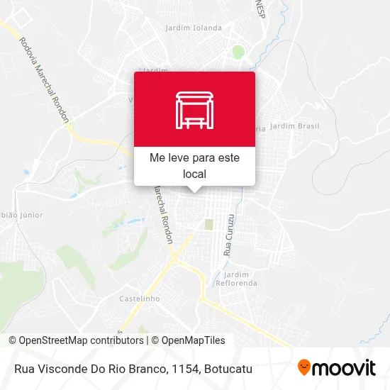 Rua Visconde Do Rio Branco, 1154 mapa