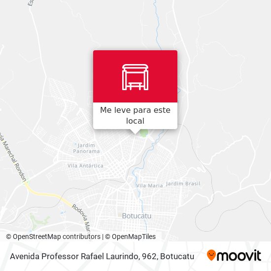 Avenida Professor Rafael Laurindo, 962 mapa