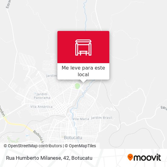 Rua Humberto Milanese, 42 mapa