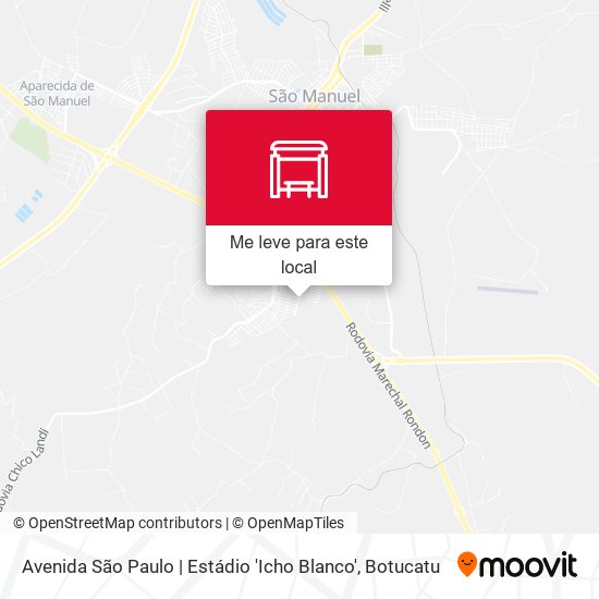 Avenida São Paulo | Estádio 'Icho Blanco' mapa